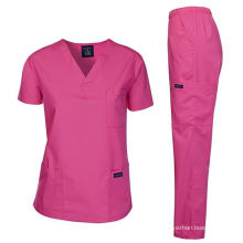 high quality  Beauty Salon Work Scrubs Set Hospital Uniforms Women and Man Nursing Scrubs Suit